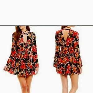 Free people black tegan dress